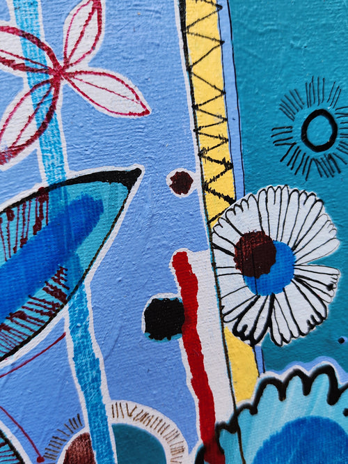 Blue Posy